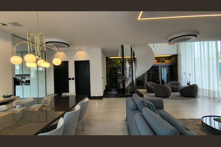 Sala de casa de condomínio à venda com 6 quartos, 330m² em Recreio dos Bandeirantes, Rio de Janeiro
