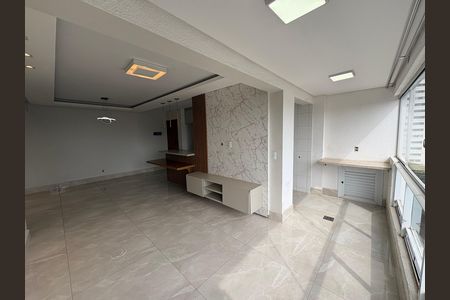 Varanda da Sala de apartamento à venda com 3 quartos, 89m² em Parque Amazonia, Goiânia