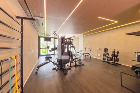 Studio para alugar com 33m², 1 quarto e sem vaga Studio para alugar com 33m², 1 quarto e sem vagaAcademia