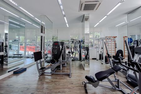 Apartamento para alugar com 42m², 1 quarto e 1 vaga Apartamento para alugar com 42m², 1 quarto e 1 vagaÁrea comum - Academia