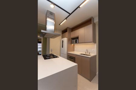 Apartamento à venda com 62m², 2 quartos e 1 vagaCozinha Americana