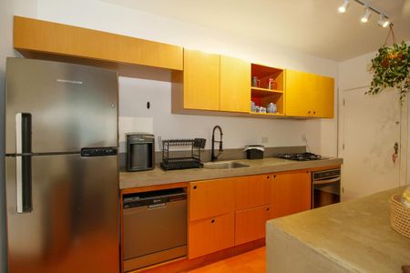 Apartamento à venda com 105m², 2 quartos e 1 vaga Apartamento à venda com 105m², 2 quartos e 1 vagaAmbientes Integrados (Sala de Estar, Jantar e Cozinha)