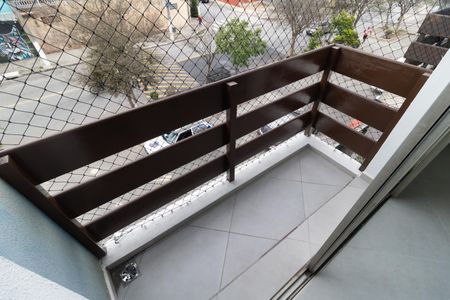 Varanda da Sala de apartamento à venda com 2 quartos, 65m² em Jardim Caraguata, São Paulo