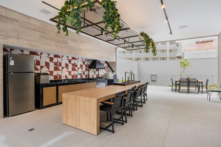 Studio para alugar com 26m², 1 quarto e sem vagaÁrea gourmet