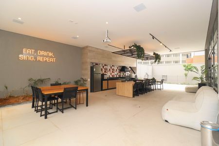 Studio para alugar com 26m², 1 quarto e sem vagaÁrea gourmet
