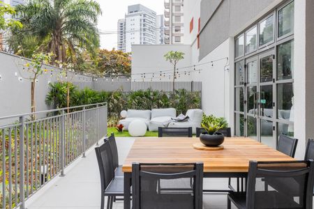 Studio para alugar com 26m², 1 quarto e sem vagaÁrea gourmet