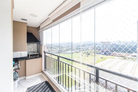Varanda gourmet de apartamento para alugar com 1 quarto, 83m² em Centro Comercial Jubran, Barueri