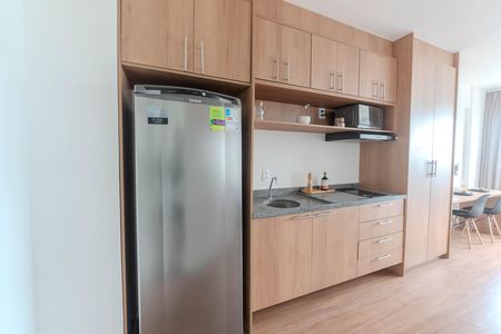 Studio para alugar com 25m², 1 quarto e sem vaga Studio para alugar com 25m², 1 quarto e sem vagaCozinha