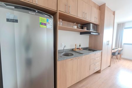 Studio para alugar com 25m², 1 quarto e sem vaga Studio para alugar com 25m², 1 quarto e sem vagaCozinha