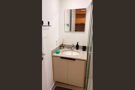 Studio para alugar com 29m², 1 quarto e sem vaga Studio para alugar com 29m², 1 quarto e sem vagaBanheiro