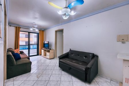 Sala de apartamento para alugar com 1 quarto, 60m² em Vila Assuncao, Praia Grande