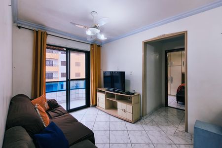 Sala de apartamento para alugar com 1 quarto, 60m² em Vila Assuncao, Praia Grande