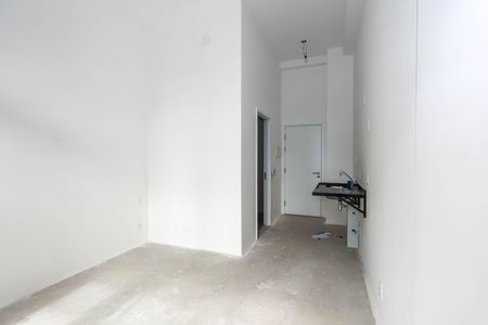 Quarto e cozinha de kitnet/studio à venda com 1 quarto, 23m² em Vila Mariana, São Paulo
