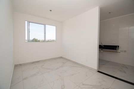 Sala de apartamento para alugar com 2 quartos, 49m² em Tijucas, Contagem