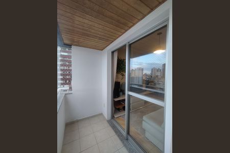 Varanda da Sala de apartamento à venda com 2 quartos, 65m² em Vila Gumercindo, São Paulo