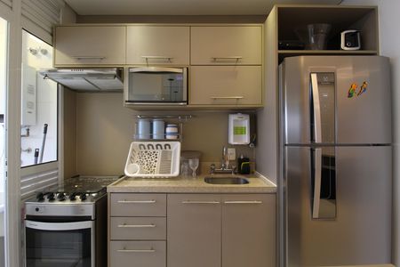 Apartamento para alugar com 54m², 1 quarto e 1 vagaCozinha e Área de Serviço