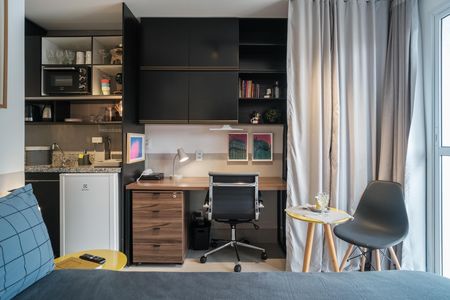 Quarto de apartamento à venda com 1 quarto, 18m² em Bela Vista, São Paulo