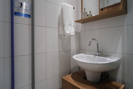 Apartamento à venda com 18m², 1 quarto e sem vaga Apartamento à venda com 18m², 1 quarto e sem vagaBanheiro