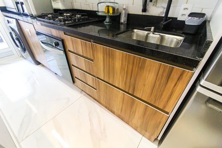 Apartamento à venda com 47m², 2 quartos e 1 vagaCozinha e Área de Serviço