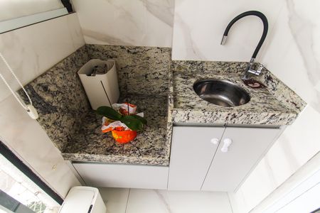 Apartamento à venda com 47m², 2 quartos e 1 vagaVaranda