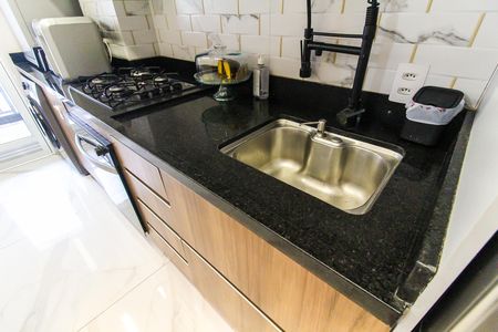 Apartamento à venda com 47m², 2 quartos e 1 vagaCozinha e Área de Serviço
