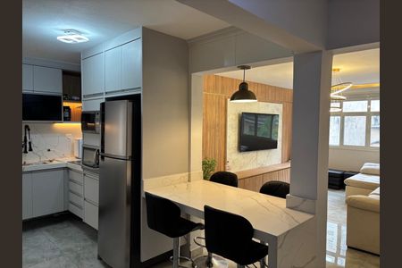 Cozinha de apartamento à venda com 2 quartos, 66m² em Pinheiros, São Paulo
