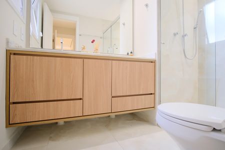 Apartamento à venda com 109m², 3 quartos e 2 vagasBanheiro da Suíte 1