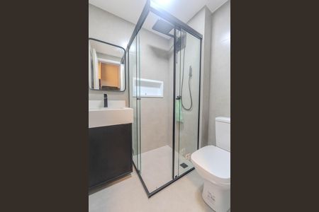 Studio para alugar com 21m², 1 quarto e sem vaga Studio para alugar com 21m², 1 quarto e sem vagaBanheiro