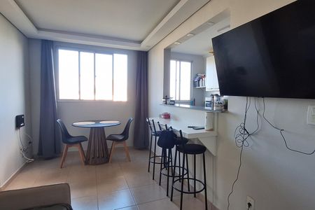 Sala  de apartamento para alugar com 2 quartos, 45m² em Parque Sao Vicente, Santo André