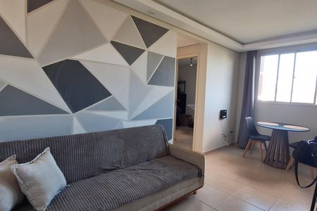 Sala  de apartamento para alugar com 2 quartos, 45m² em Parque Sao Vicente, Santo André