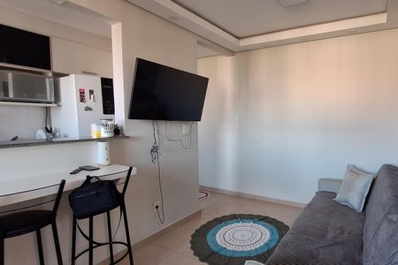 Sala  de apartamento para alugar com 2 quartos, 45m² em Parque Sao Vicente, Santo André