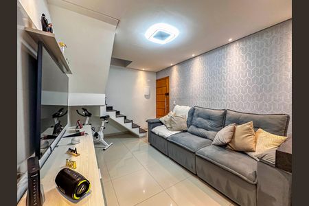 Sala de apartamento à venda com 2 quartos, 113m² em Vila Lucinda, Santo André