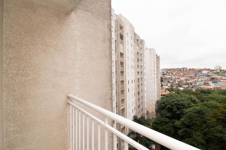 Varanda da Sala de apartamento à venda com 2 quartos, 47m² em Jardim Bela Vista, Guarulhos