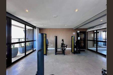 Studio para alugar com 28m², 1 quarto e 1 vaga Studio para alugar com 28m², 1 quarto e 1 vagaAcademia