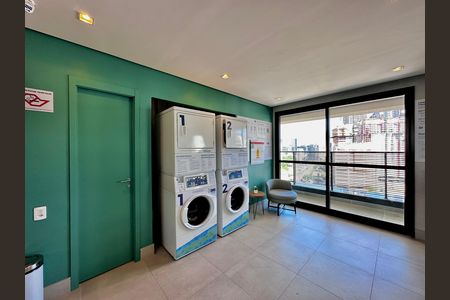 Studio para alugar com 28m², 1 quarto e 1 vaga Studio para alugar com 28m², 1 quarto e 1 vagaLavanderia