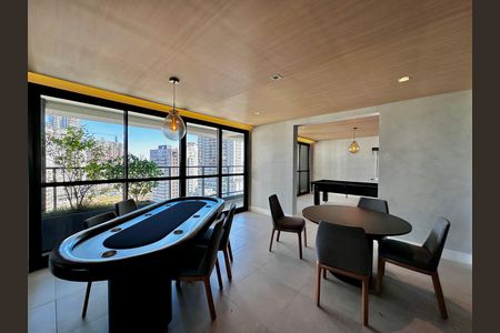 Studio para alugar com 28m², 1 quarto e 1 vaga Studio para alugar com 28m², 1 quarto e 1 vagaEspaço de Jogos