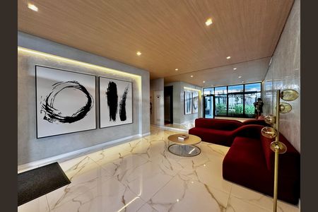 Studio para alugar com 28m², 1 quarto e 1 vaga Studio para alugar com 28m², 1 quarto e 1 vagaHall Social Bloco