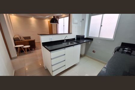 Cozinha de apartamento para alugar com 2 quartos, 50m² em São José, Canoas