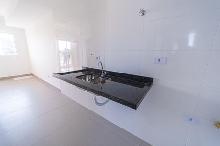 Cozinha de apartamento para alugar com 2 quartos, 33m² em Vila Santa Teresa, São Paulo
