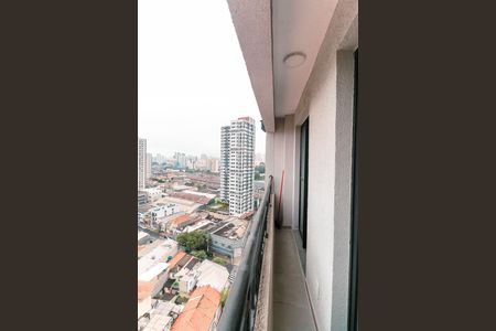 Varanda de kitnet/studio para alugar com 1 quarto, 27m² em Belenzinho, São Paulo
