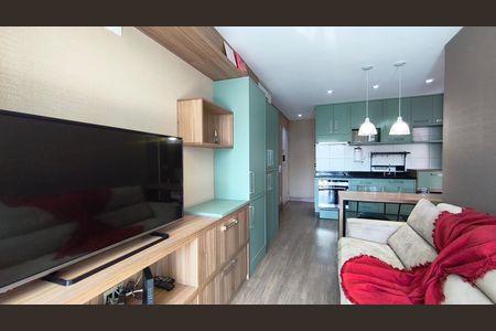 Sala de apartamento para alugar com 1 quarto, 46m² em Paraíso, São Paulo