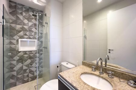 Apartamento para alugar com 60m², 2 quartos e 1 vaga Apartamento para alugar com 60m², 2 quartos e 1 vagaBanheiro do quarto 1