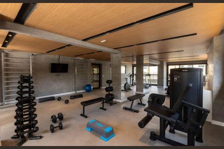 Apartamento para alugar com 27m², 1 quarto e 1 vaga Apartamento para alugar com 27m², 1 quarto e 1 vagaAcademia