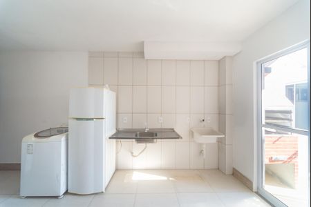 Cozinha de apartamento para alugar com 1 quarto, 35m² em Jardim Algarve, Viamão