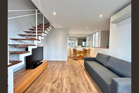 Sala de apartamento para alugar com 2 quartos, 75m² em Moema, São Paulo