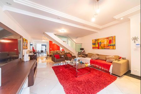 Sala de casa à venda com 3 quartos, 270m² em Vila Scarpelli, Santo André