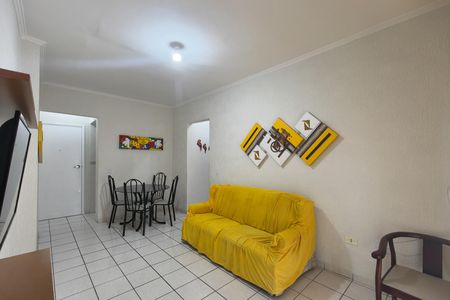 Sala de apartamento para alugar com 1 quarto, 55m² em Vila Assuncao, Praia Grande