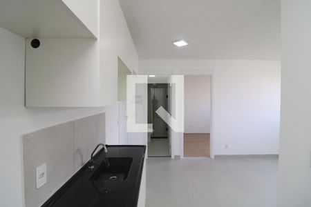 Cozinha de apartamento para alugar com 2 quartos, 34m² em Vila Graciosa, São Paulo