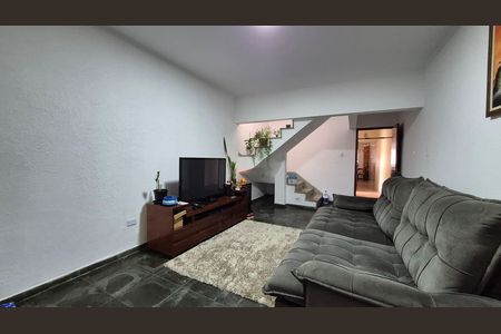 Sala  de casa à venda com 3 quartos, 100m² em Vila Camilópolis, Santo André