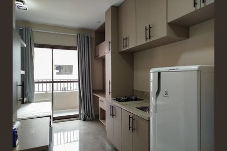 Studio com cozinha planejada de kitnet/studio à venda com 1 quarto, 23m² em Tatuapé, São Paulo